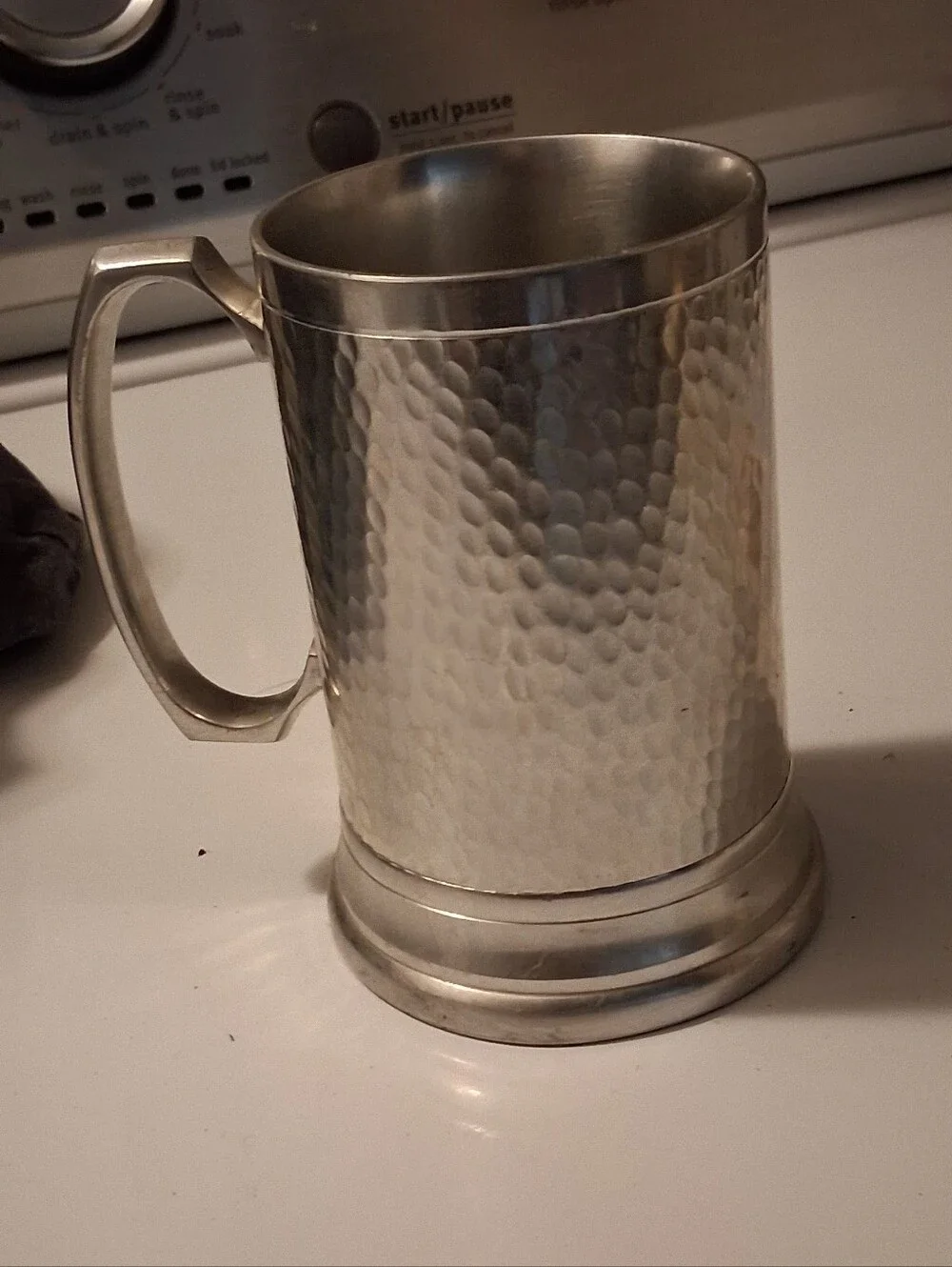 Vintage Banka Tin Indonesia Pewter Mugs / Steins - Set of 2